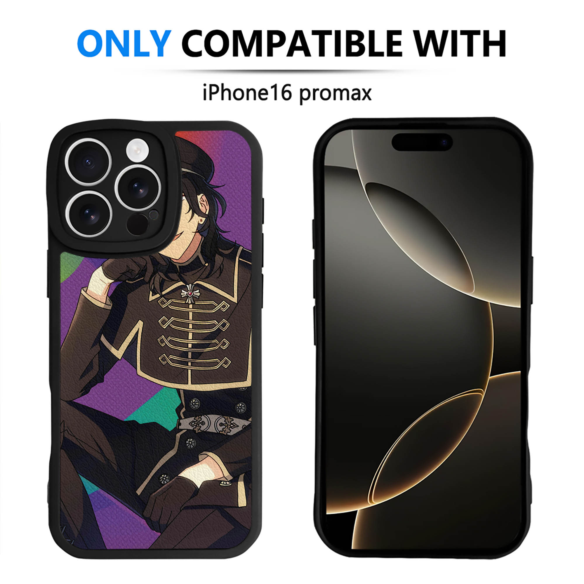 （画像用） あんさんぶるスターズ! Ensemble Stars 【iPhone 16シリーズ対応】シリコンスマホケース（レザー調） 材質：シリコン
